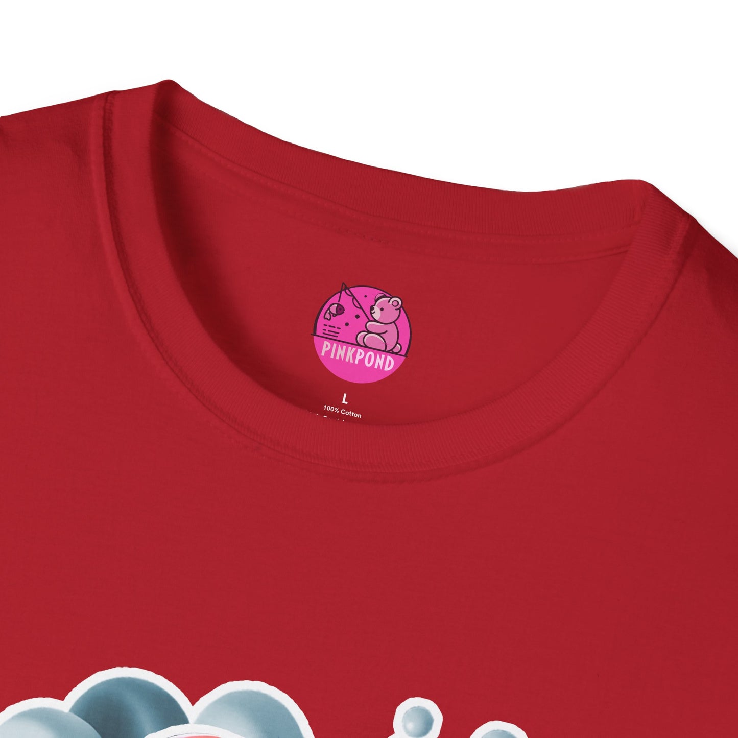 Carrie the Carp T-Shirt - a splash of fishy fun - Unisex Softstyle Tee with 3D Design