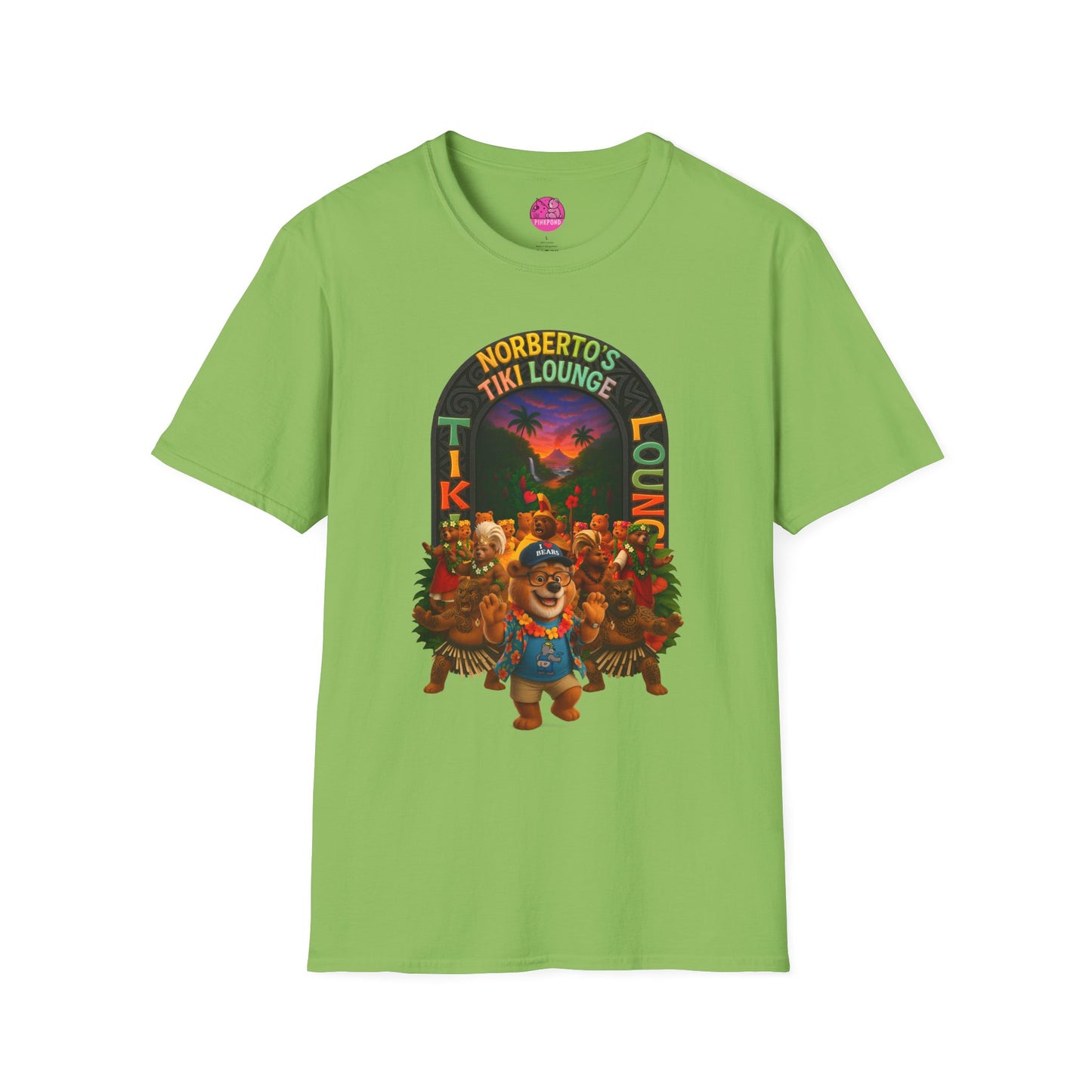 Unisex T-Shirt - Norberto’s Tiki Lounge Bear Tee - A Tribute to Kindness