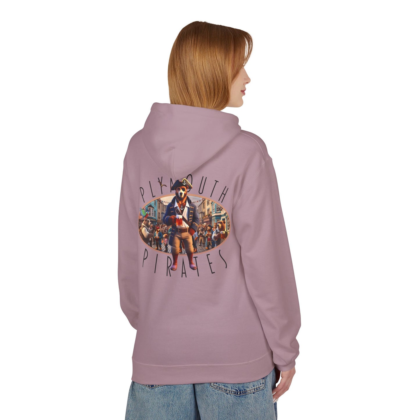 Plymouth Pirates Bear Hoodie