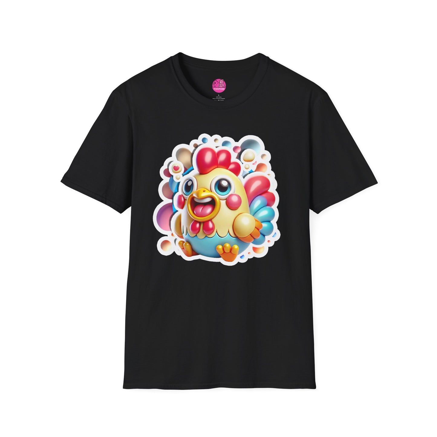 Colin Cockerel Tee - Fun Rooster Graphic Unisex T-Shirt