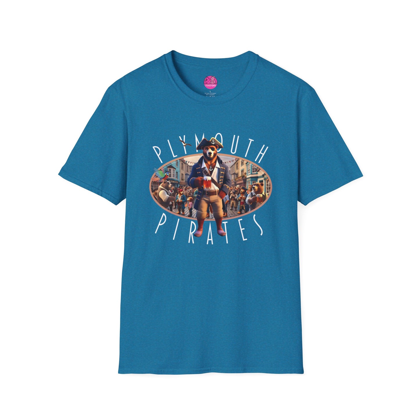 Plymouth Pirates Bear T-Shirt