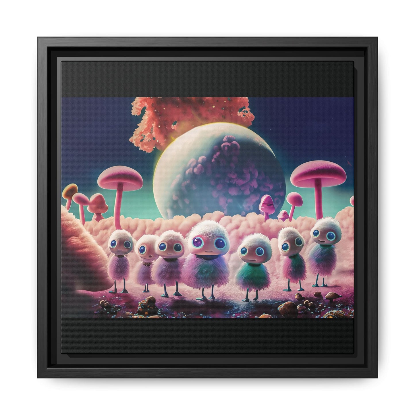 “"Keep smiling," whispered Axlar. "We can eat them later." – Fine Art Canvas Print By Andrew McCarter
