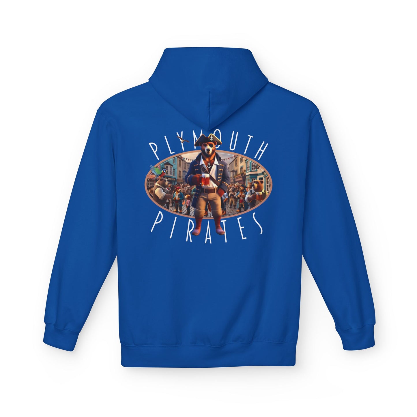 Plymouth Pirates Bear Hoodie