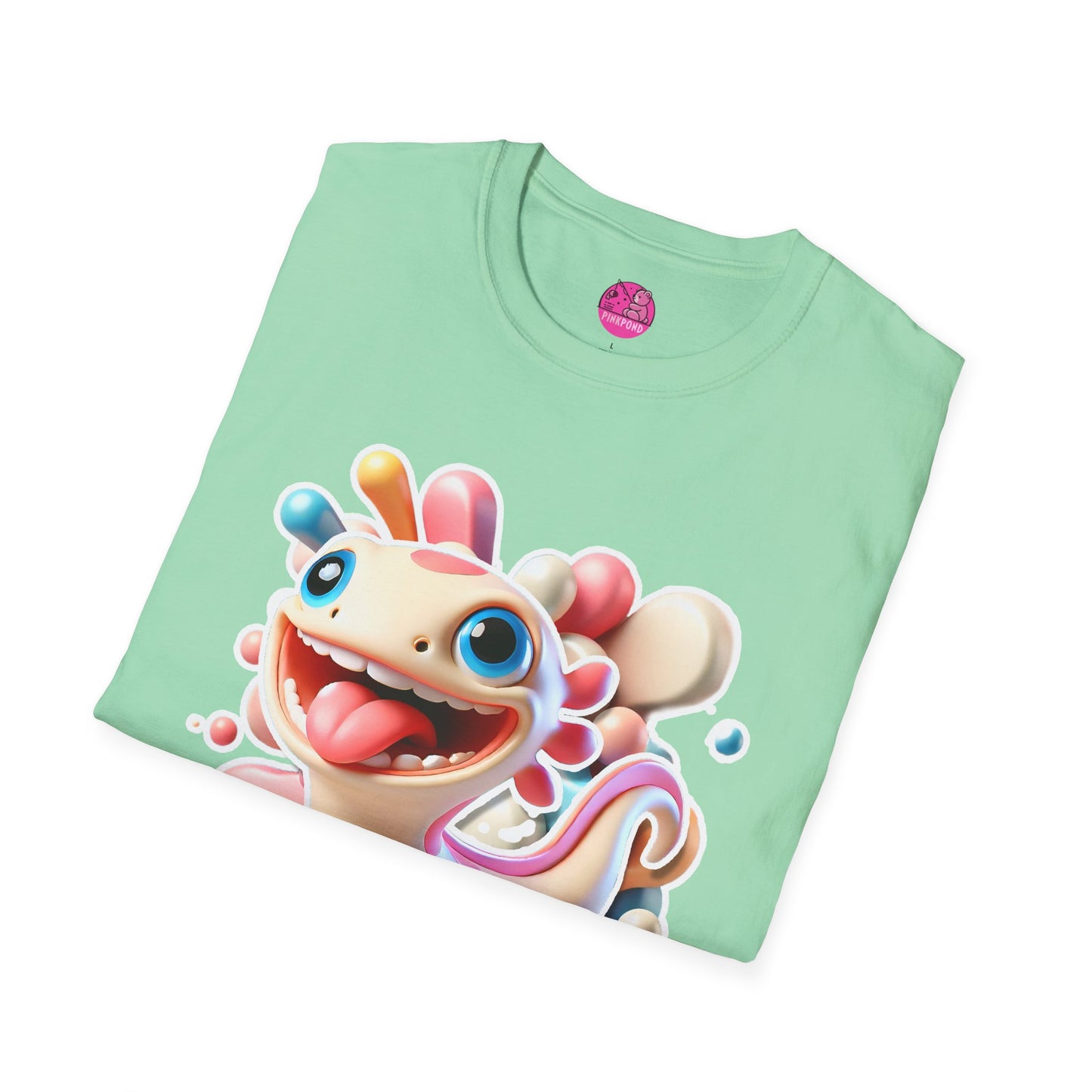 Gordon Gekko T-Shirt – The Lively Lizard with a Big Personality! - Unisex Softstyle Tee