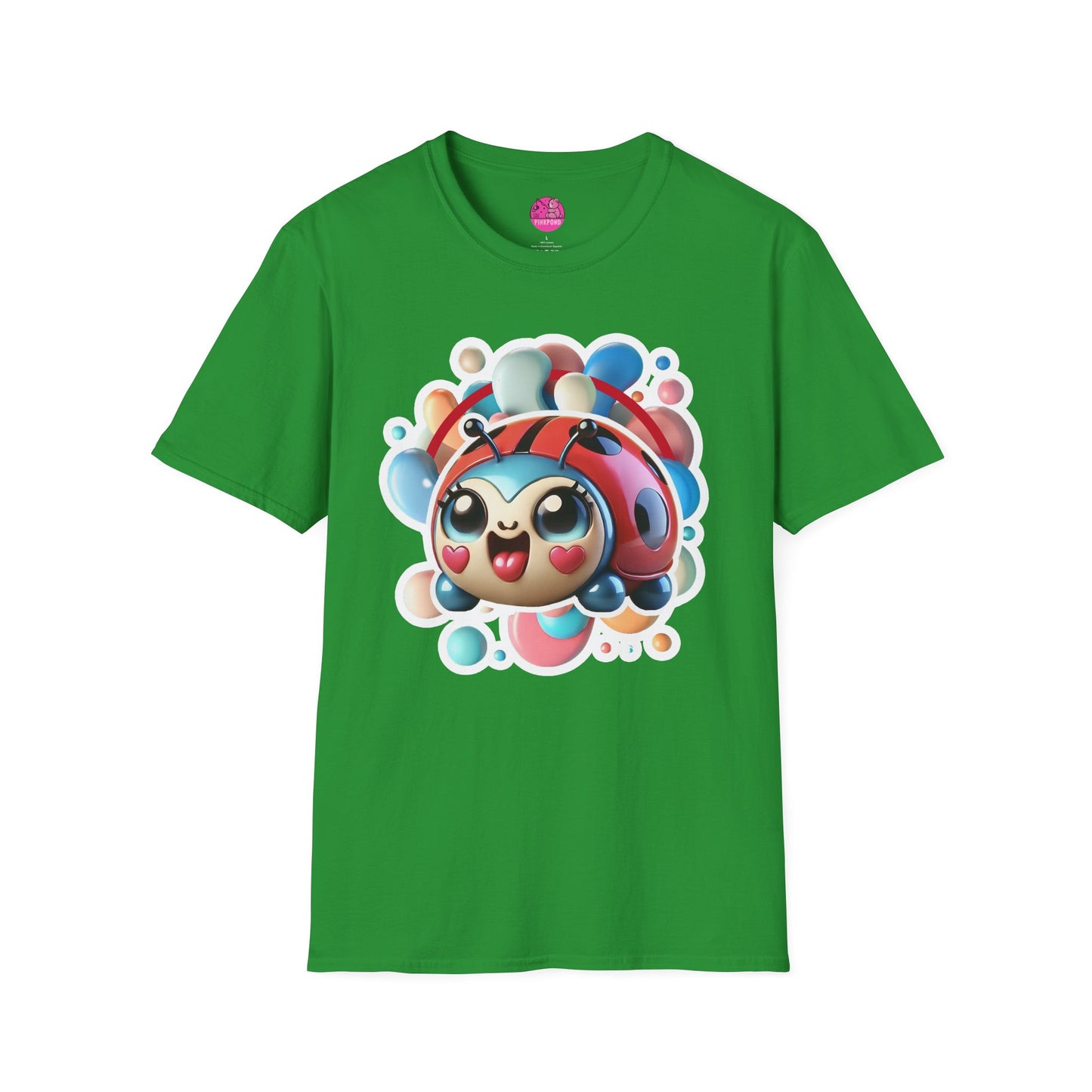 Leticia Ladybird Tee – Sweet, Stylish & Full of Charm!  T-Shirt - Unisex Tee for Fun-Lovers 🐞✨