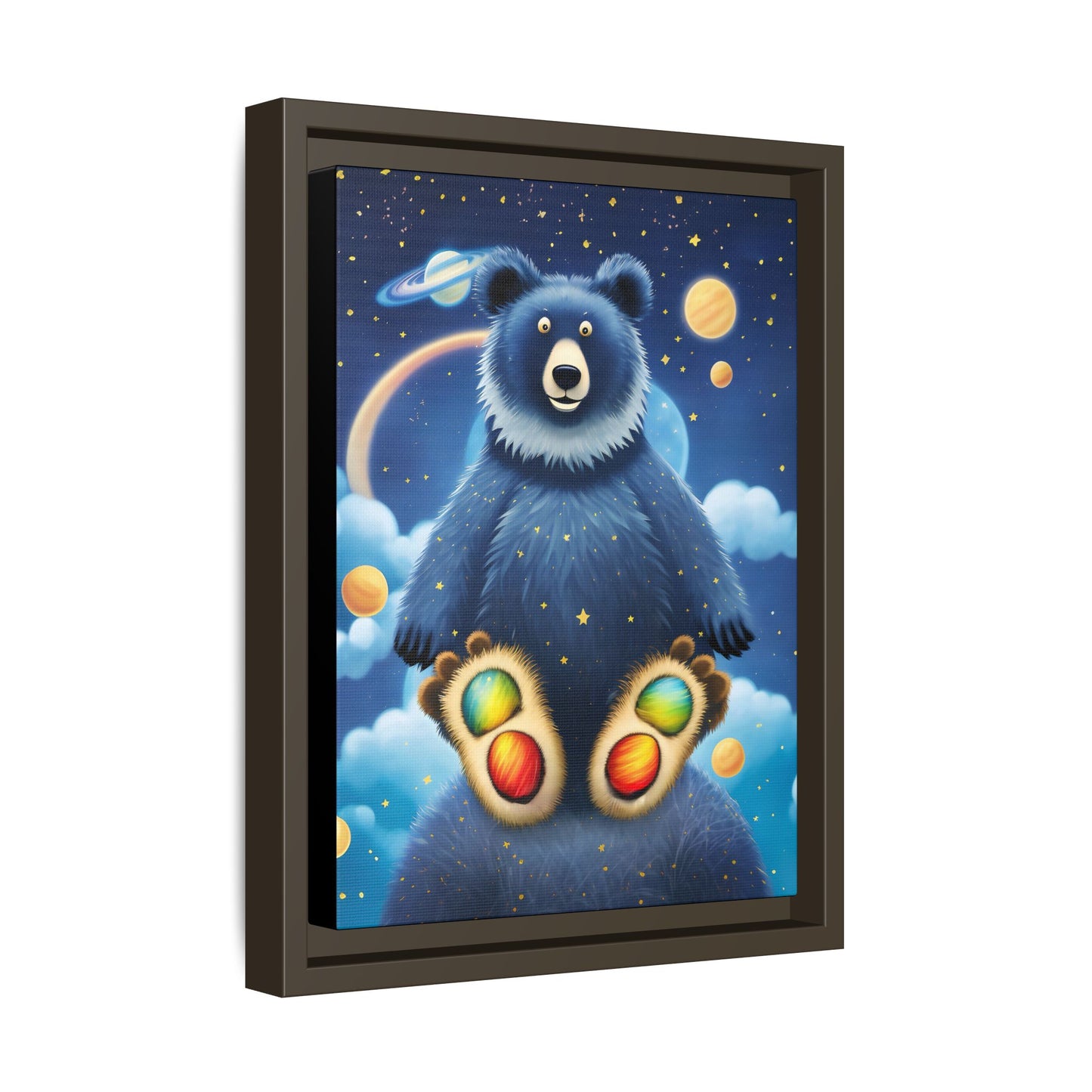 'Cosmic Pawprints' by Andrew McCarter - Canvas Art