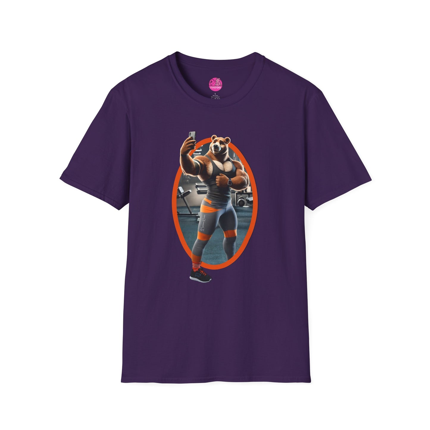 Lycra Gym Bear T-Shirt