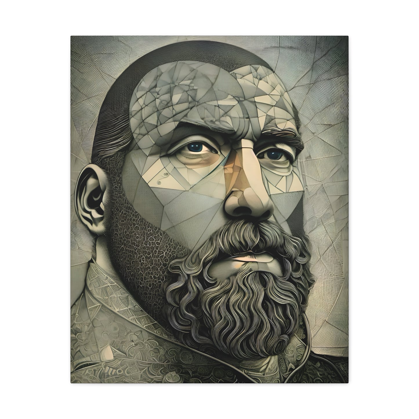 Fractured Peace -  Fine Art Print by Andrew McCarter adapted from a drawing by David Lake