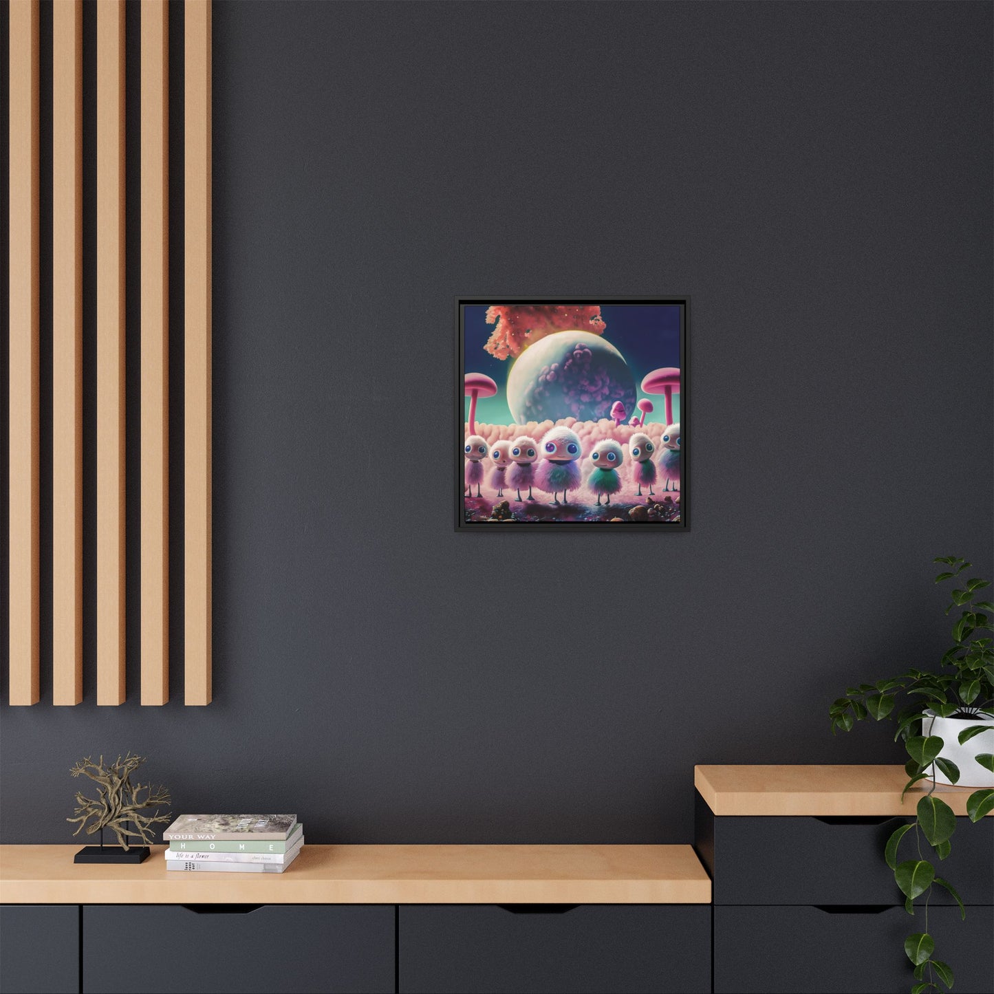 “"Keep smiling," whispered Axlar. "We can eat them later." – Fine Art Canvas Print By Andrew McCarter