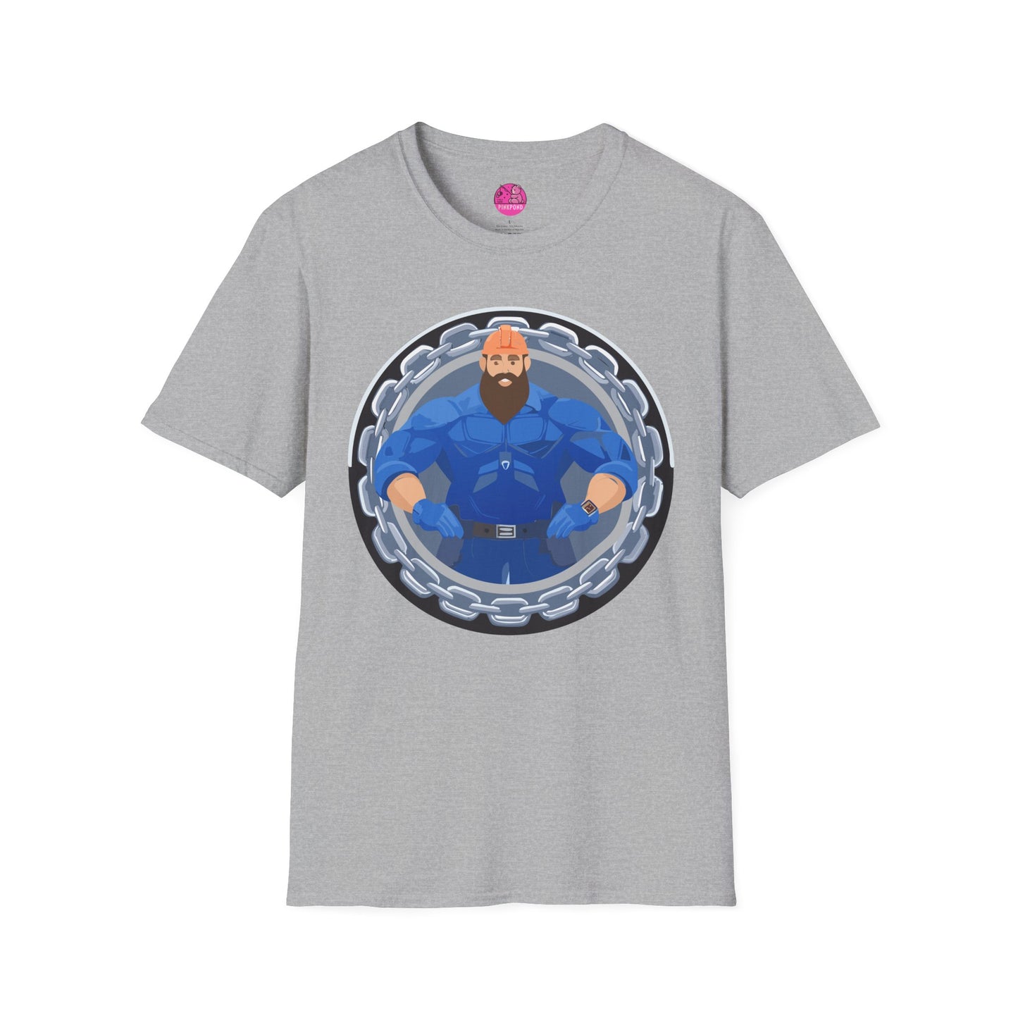 Construction Worker Bear  Graphic T-Shirt