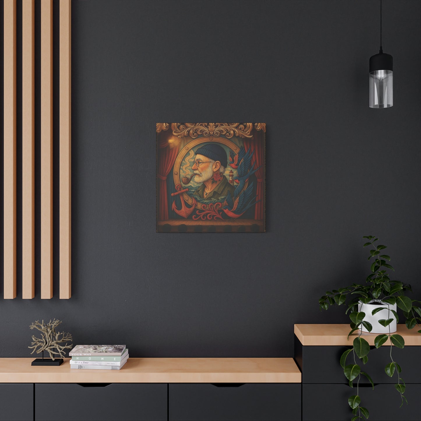 Canvas Wall Art - The Old Sailor’s Portrait