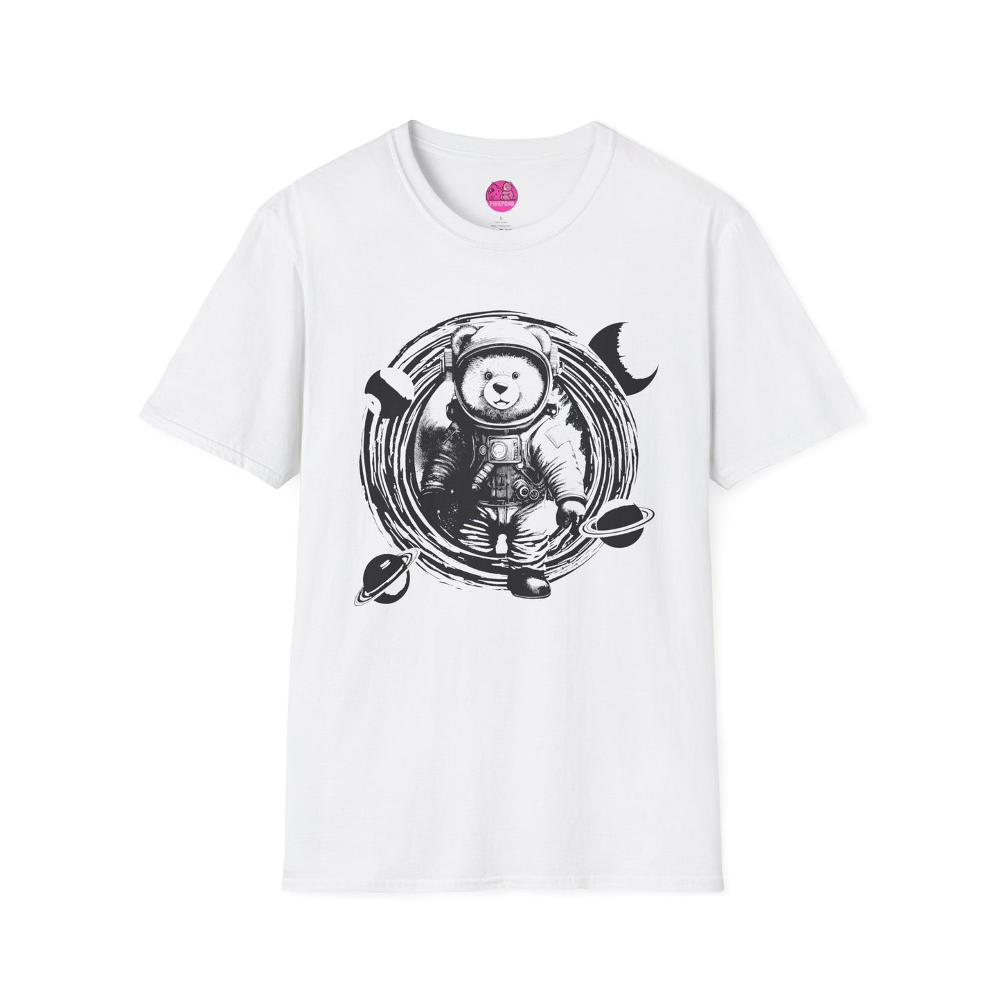 Galactic Explorer Cosmobear T-Shirt - Unisex Softstyle