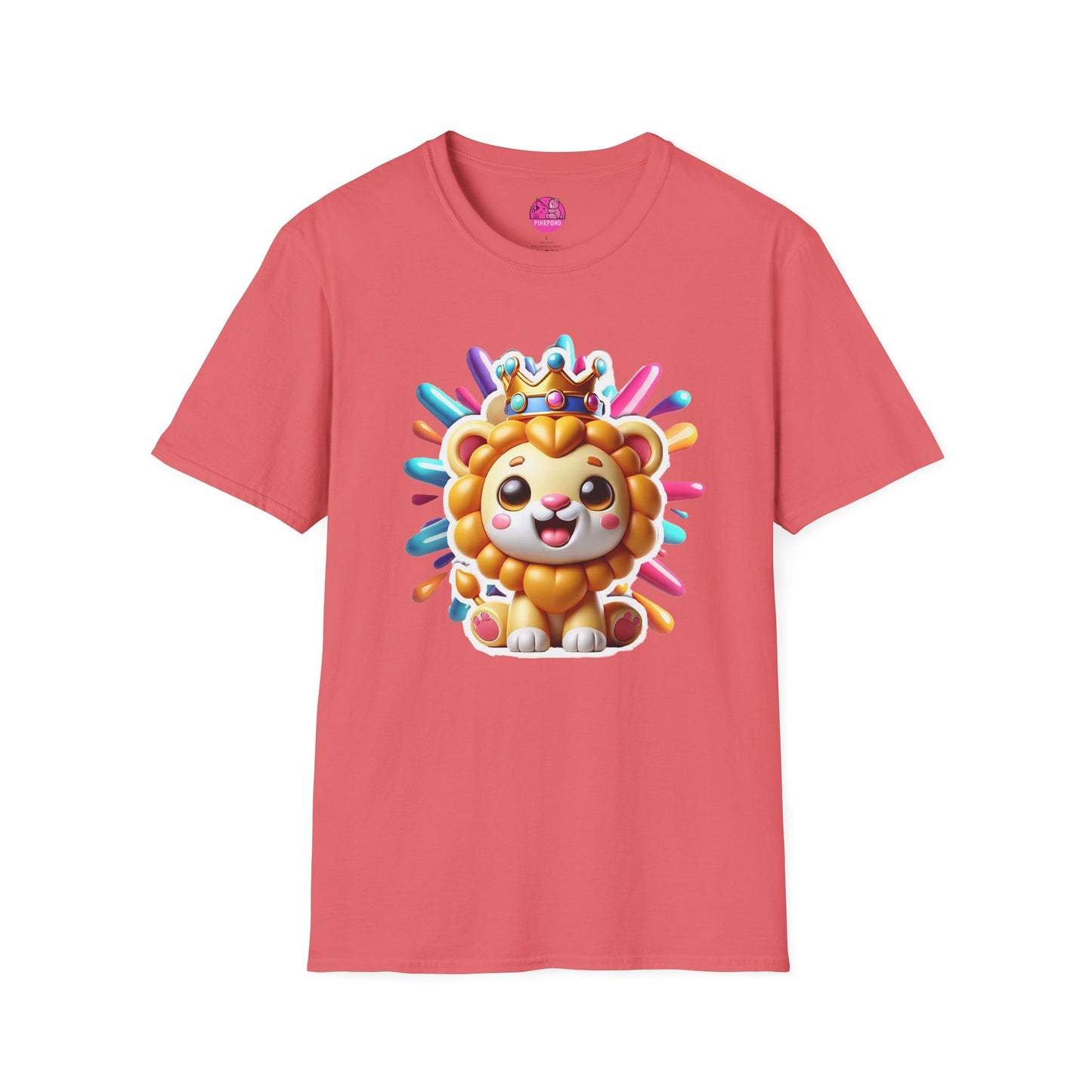 Leon the Lion King Unisex T-Shirt - Fun and Funky Jungle Tee