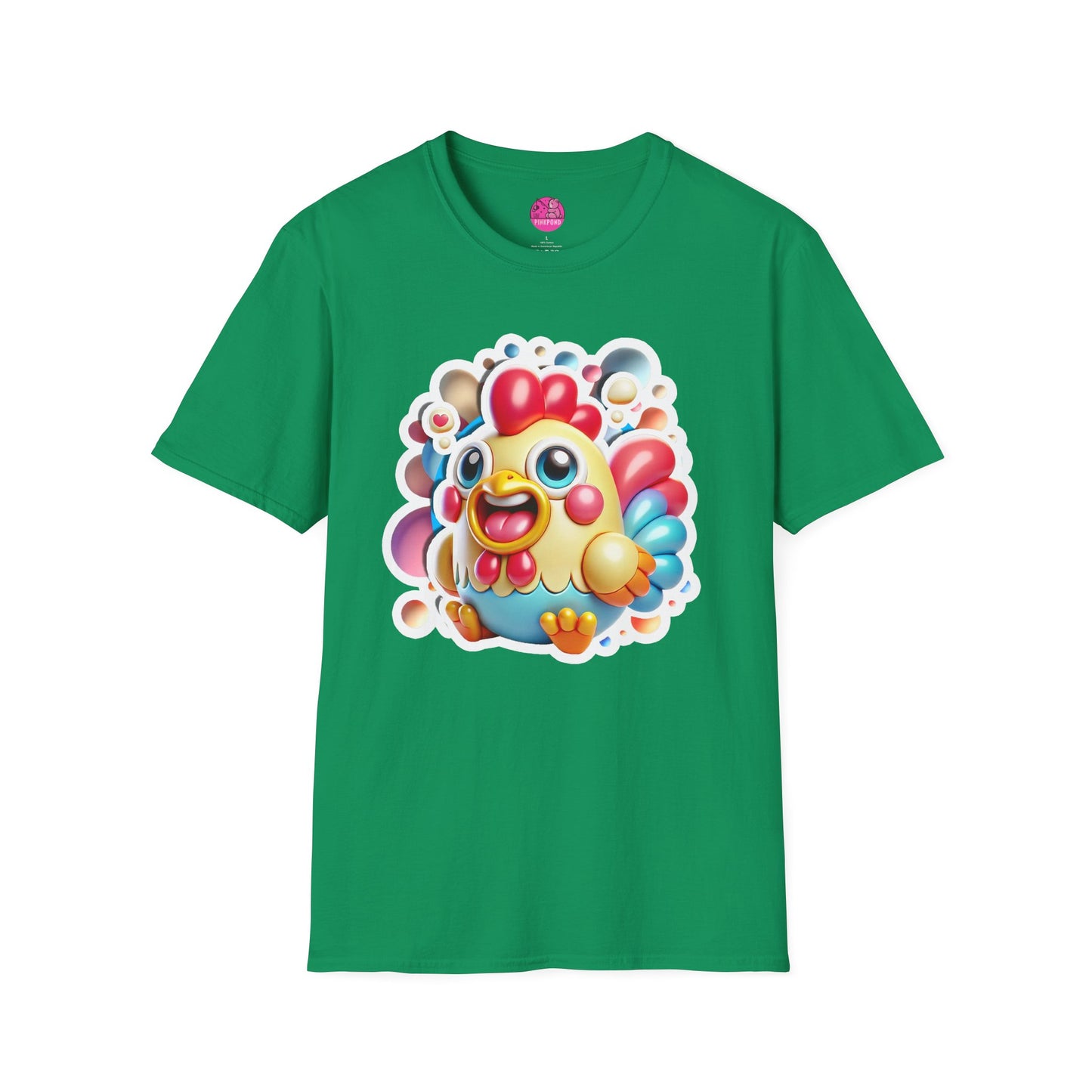 Colin Cockerel Tee - Fun Rooster Graphic Unisex T-Shirt