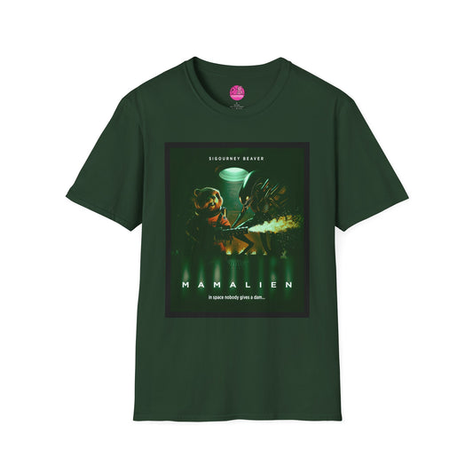 Xeno -Green Alien Parody Sci-Fi T-Shirt Featuring Sigourney Beaver