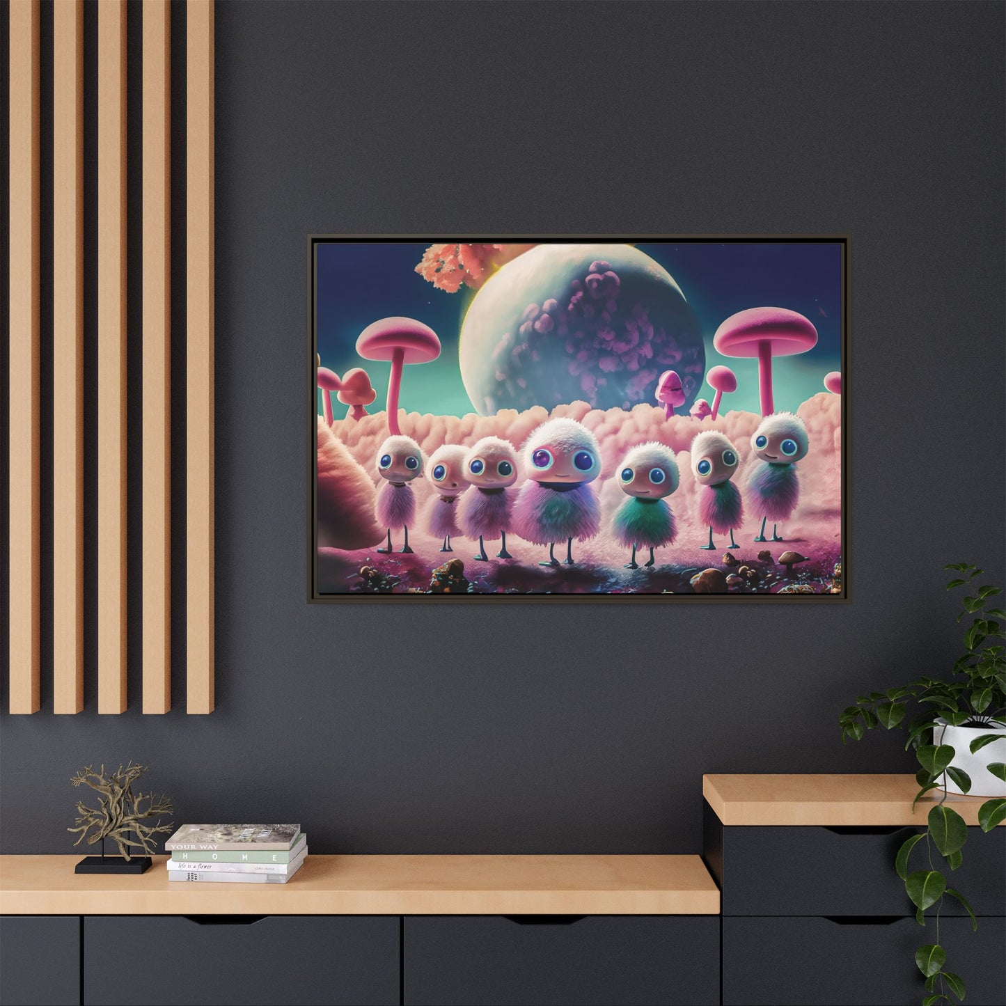 “"Keep smiling," whispered Axlar. "We can eat them later." – Fine Art Canvas Print By Andrew McCarter