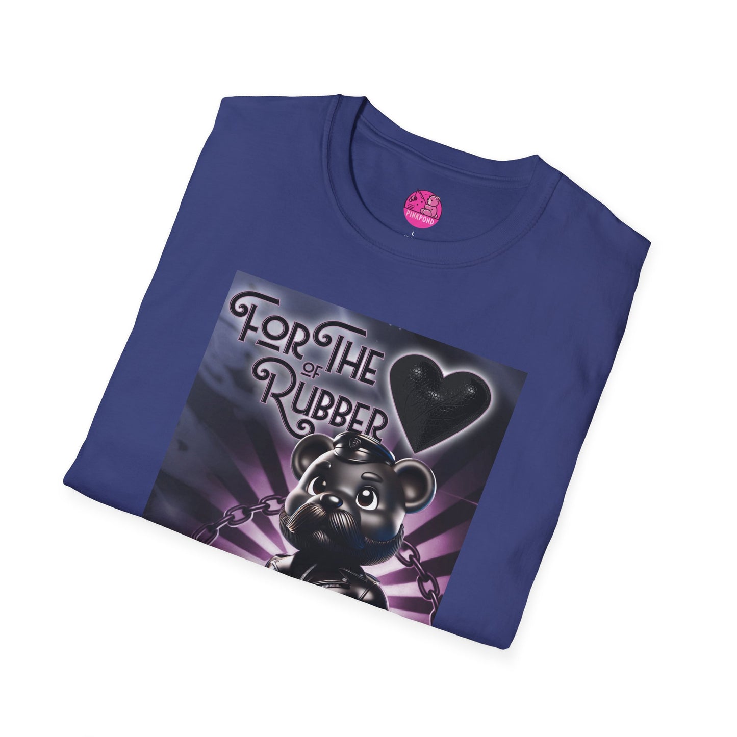 Rubber Bear” – Bold & Playful Tee 🖤🐻✨