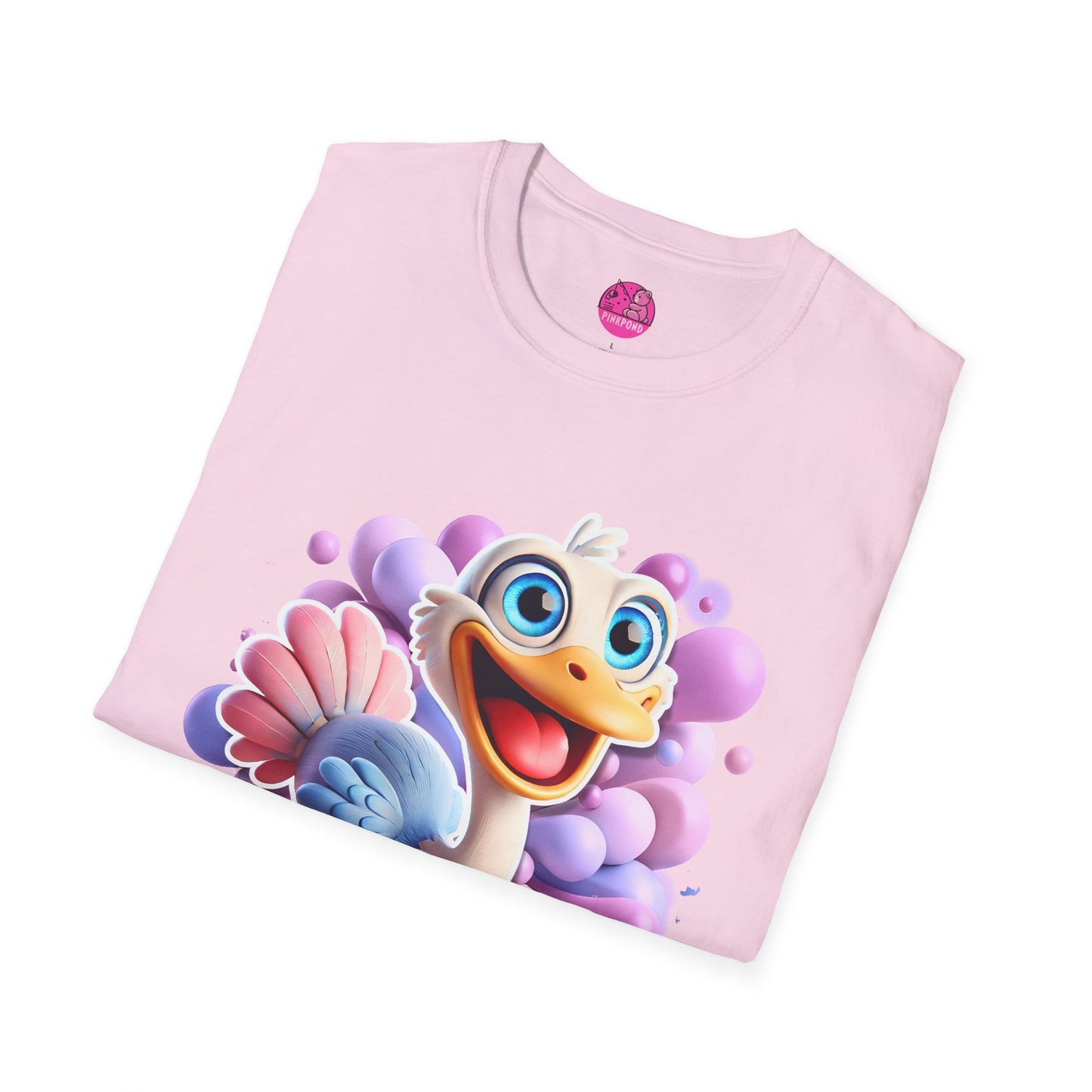Osma the Ostrich T-Shirt – Speed, Smiles, and Sass!! - Unisex Softstyle Tee