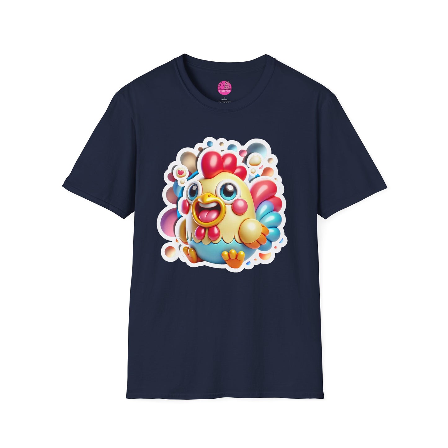 Colin Cockerel Tee - Fun Rooster Graphic Unisex T-Shirt