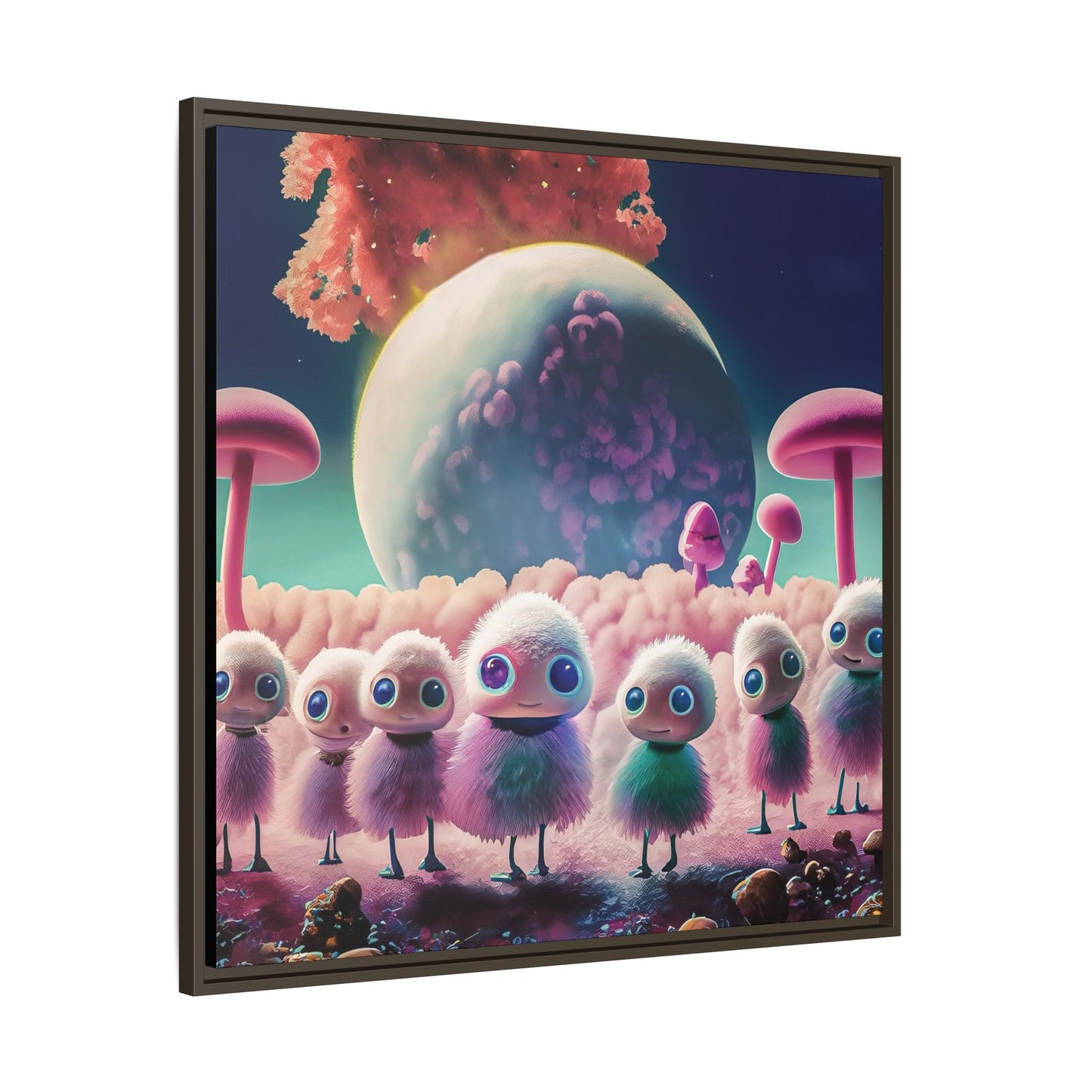 “"Keep smiling," whispered Axlar. "We can eat them later." – Fine Art Canvas Print By Andrew McCarter