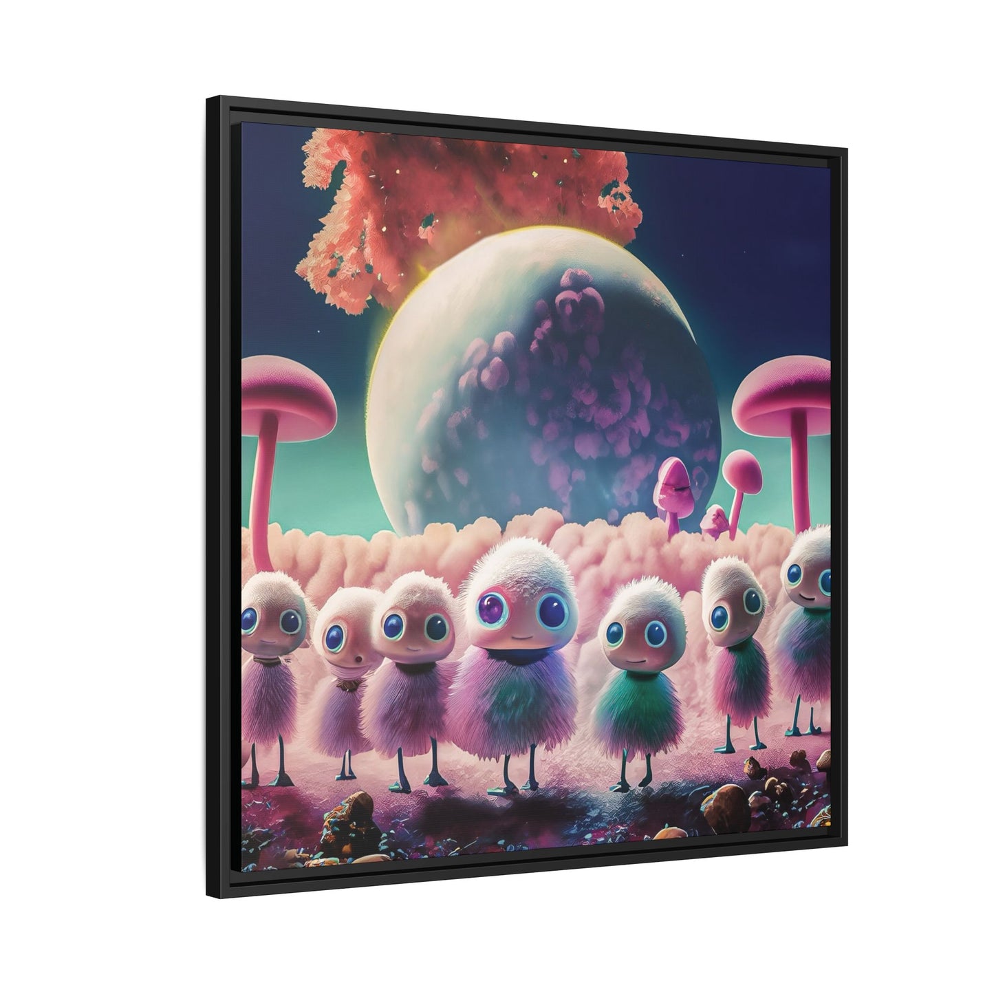“"Keep smiling," whispered Axlar. "We can eat them later." – Fine Art Canvas Print By Andrew McCarter