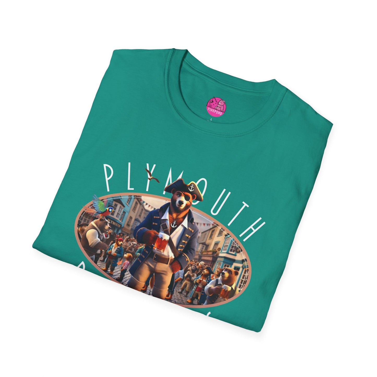 Plymouth Pirates Bear T-Shirt