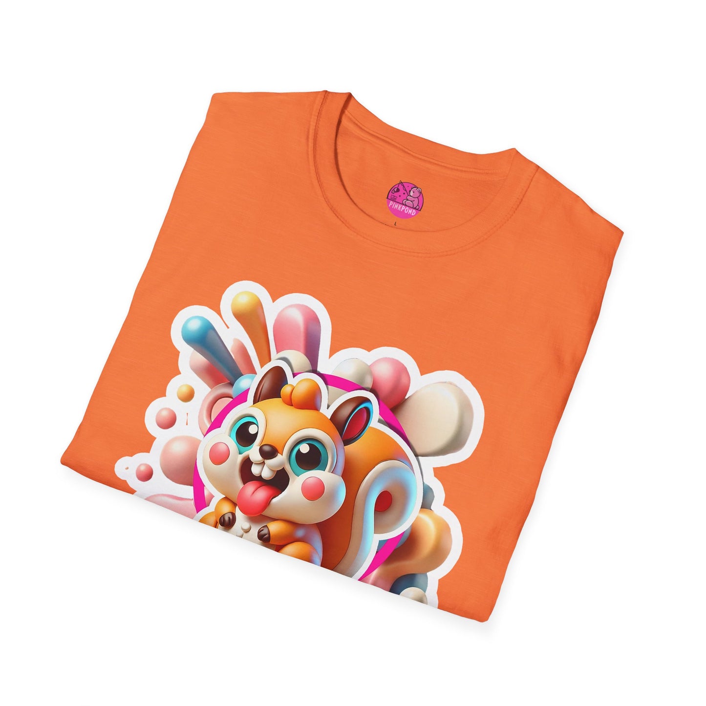 Cyril Squirrel T-Shirt - Nutty and Playful Unisex Tee for Fun-Lovers 🐿️✨